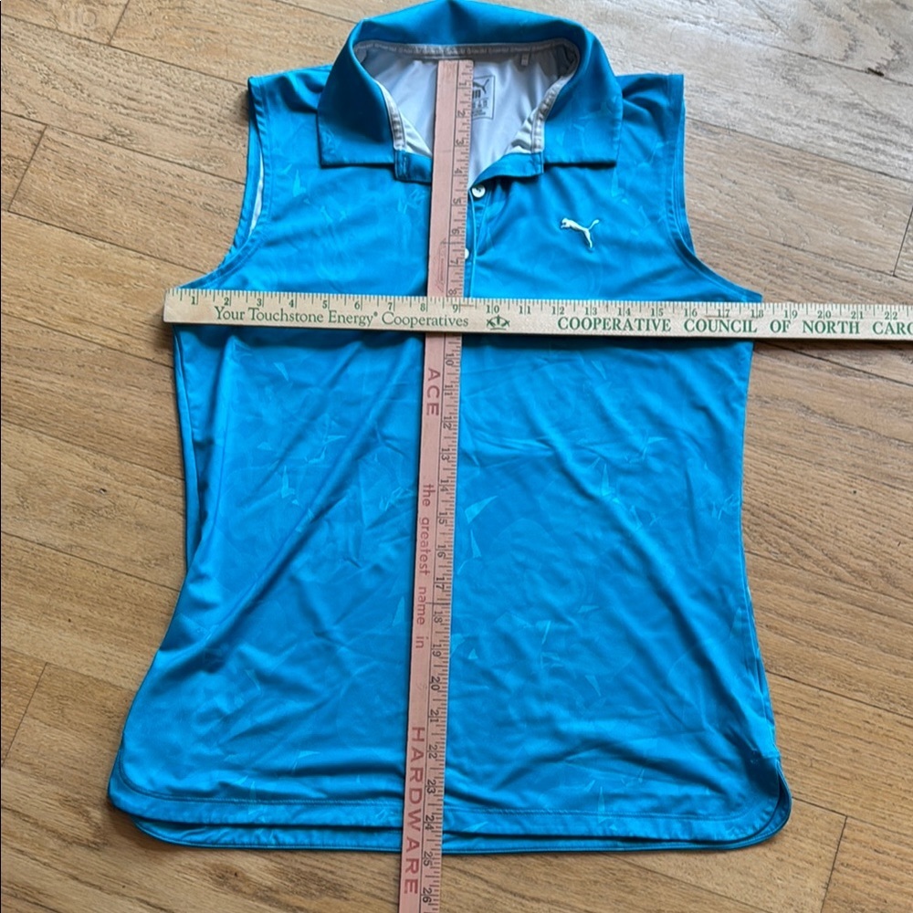 Puma Golf shirt blue women’s size M - Picture 5 of 7